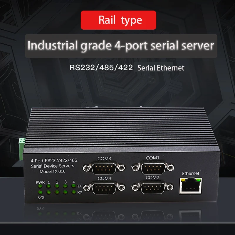 

Переходник «подключи и работай» с последовательным на Ethernet 10/100 Мбит/с, серверы последовательных устройств RS232/485/422, адаптер стандартной локальной сети промышленного класса