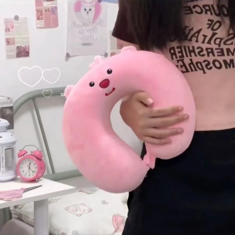 MINISOLOOPY series U-shaped pillow neck protection sleep nap travel pillow cute nap pillow 4