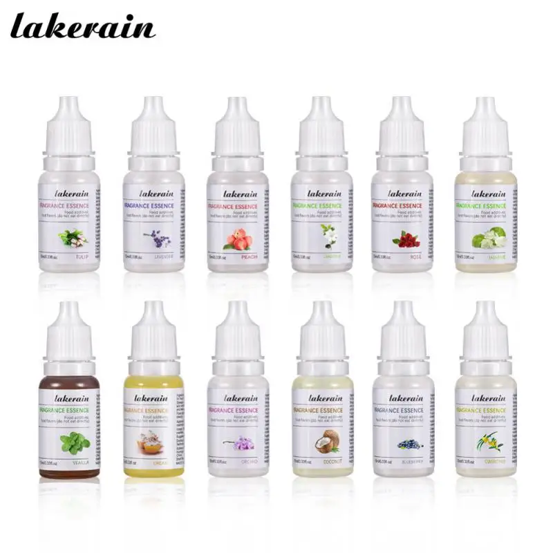 Essential Oils Handmade Lip Glaze Lip Gloss 24 Flavor Cosmetics Flower Fruit Flavor Oil Natural Essential Makeup
