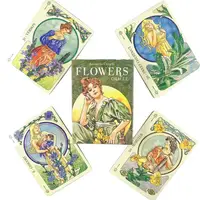 Oracle Flowers Leisure Cards Party Board Game Fortune-Telling Prophecy Tarot Deck 2