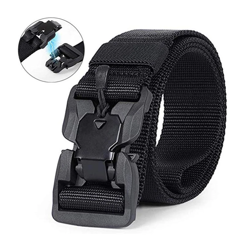 

125cm Men's Belt Outdoor Hunting Tactical Army Multi Function Combat Survival High Quality Marine Corps Canvas Nylon Male Luxury