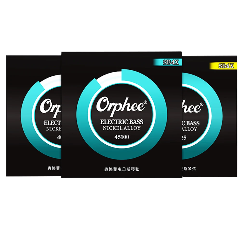 

Orphee SB Series Electric Bass Strings Nano Rust Resistant Coating Guitar Accessories Nickel Alloy Precision Winding Strings