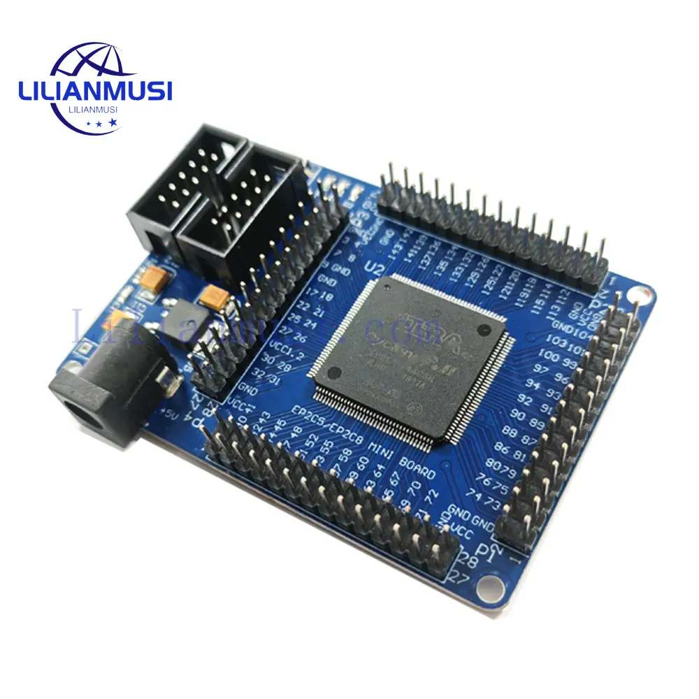 ALTERA FPGA CycloneII EP2C5T144 Модуль платы обучения минимальной конфигурации системы 5V EPCS4 4 M переключатель индикатор питания