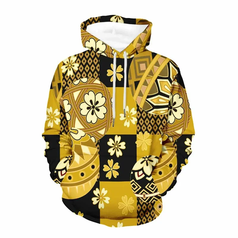 thumbnail image 1 of Sudadera con capucha retro con estampado de flores en 3D para hombre, sudadera con gráfico floral, jerseys de manga larga estilo Harajuku Street, ropa para hombre y mujer, 1 of 5