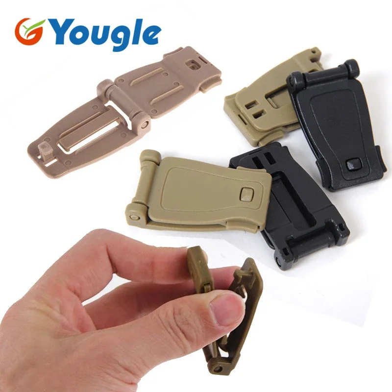 5 Pcs/lot 30mm Molle Webbing Strap Tactical Backpack Bag Connecting Buckle Clip Carabiner Clasp EDC