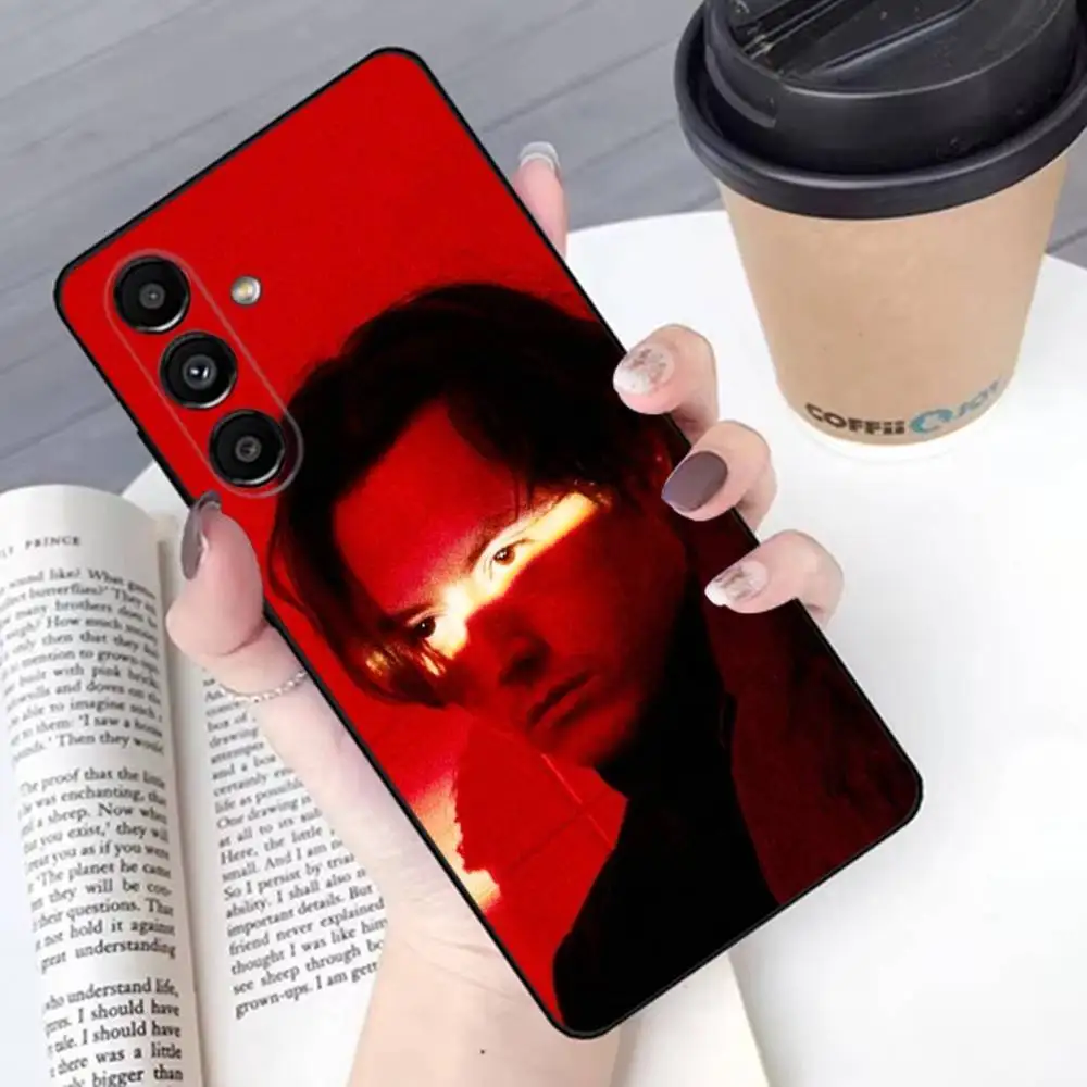 Sleek Black Soft Phone Case by N-Noah Sebastian