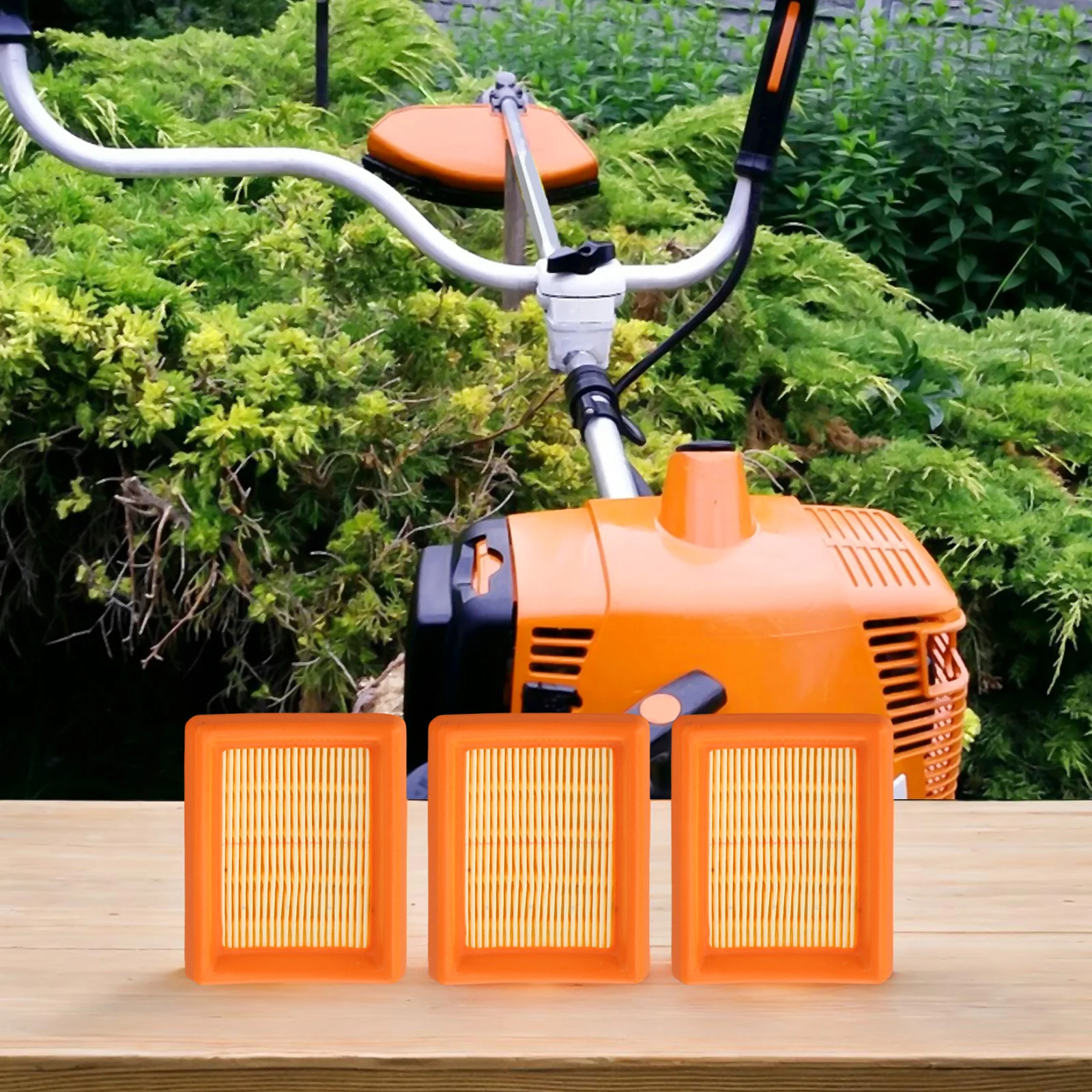3pcs Air Filter Set for FS120 FS200 FS250 For FS300 FS350 FS380 FS400 For FS450 FS480 BT120 to Prolong Equipment Lifespan