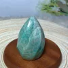 High Quality Natural Crystals Amazonite Flame Polished Ornament Healing Home Decoration Stone Room Decor Gift Mineral 1