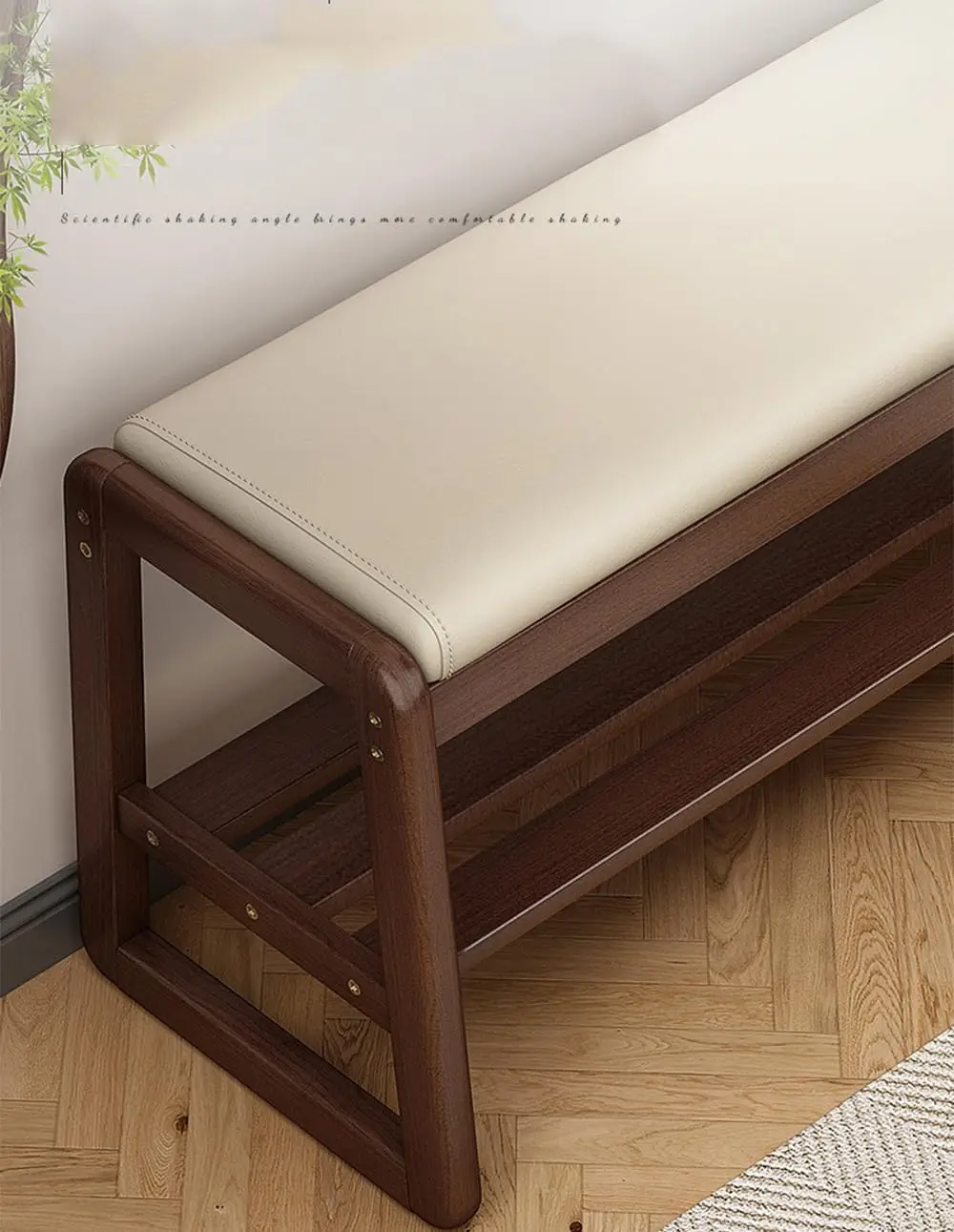 داشا تاران رف احذية خشبي طبقتين