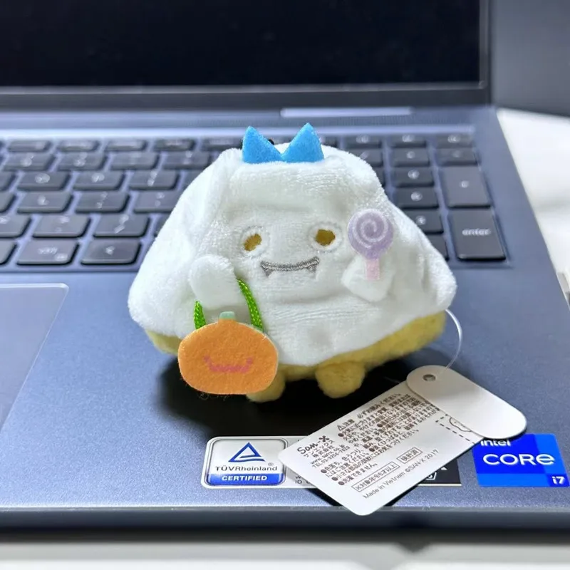 6cm Halloween Decoration Sumikkogurashi Plush  cute Keychains Fry Shrimps Weeds Pendent Kawaii Xmas Toys Gifts for Kids 5