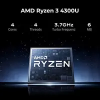 15.6 Gaming Laptop Computer AMD Ryzen3 4300U Windows Laptop IPS 16GB DDR5 512GB NVMe SSD Backlit 2