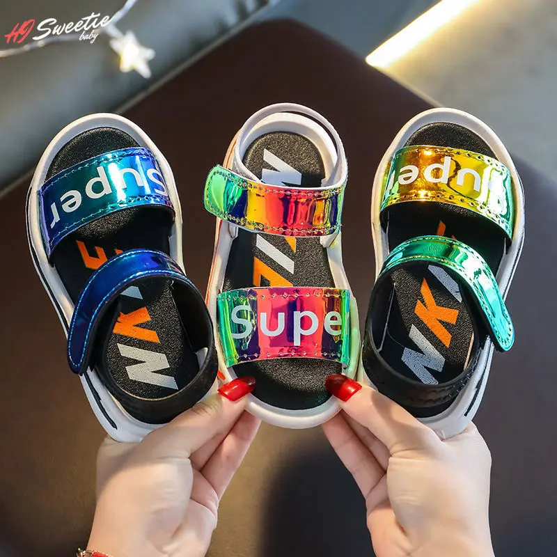 Summer Baby Sandals Solid Color Baby Boy Sandals Soft Sole Anti-slip Boys Girls Toddler Shoes Beach baby shoes kids shoes children sandals kids sandals beach shoes