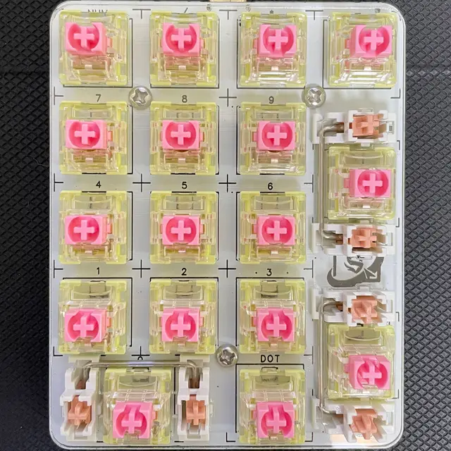 Digitális Billentyűzet Rgb Forró Dugó Mechanikus Testreszabott Készlet Tengely Tesztelő Kis Pad Pénzügyi Kialakítás - Image 2