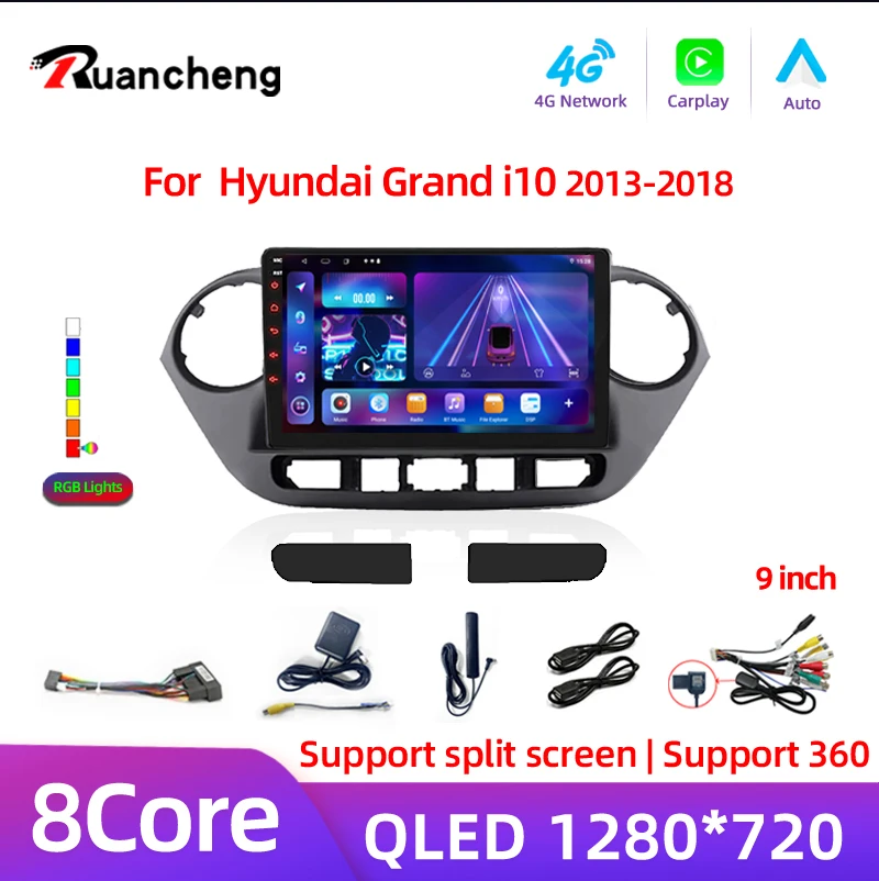 Android 15 Dual Din Auto Stereo Voor Hyundai I10 2014 Android 15 Dual Din Auto Stereo Voor Hyundai I10 2014