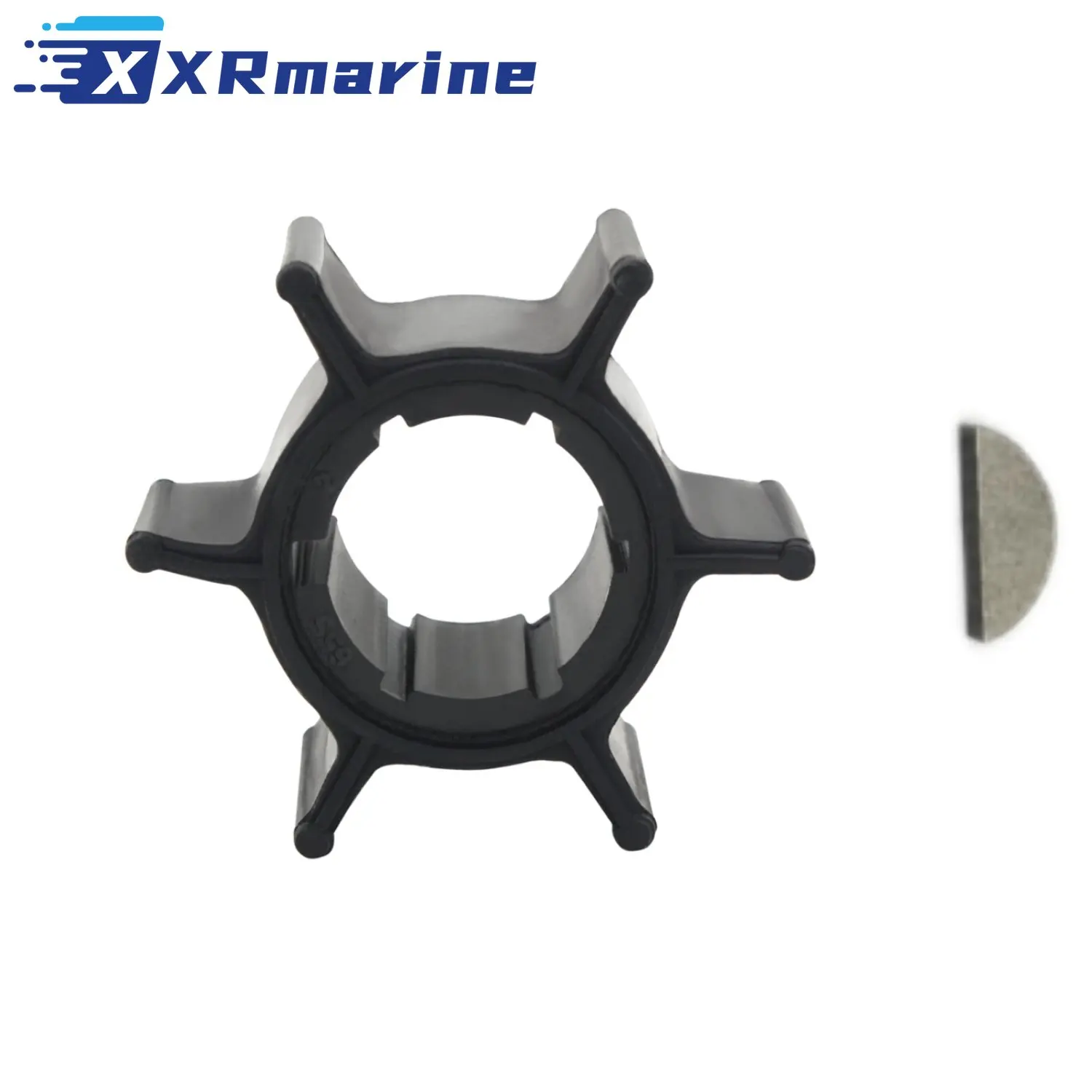 

Water Pump Impeller with key for Yamaha 2-Stroke Outboard Motors 6HP 8HP 655-44352-09