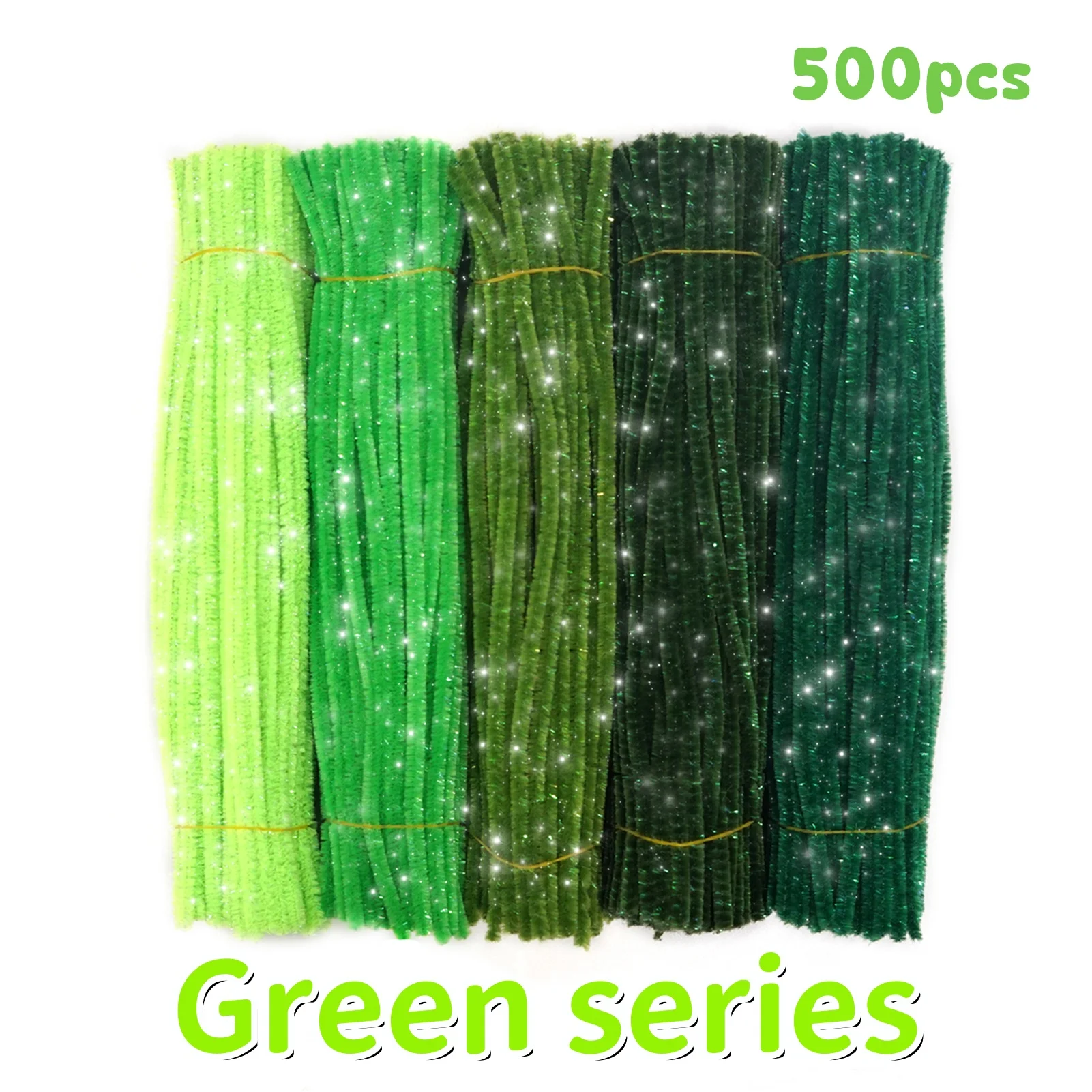 Multiple Colors Pipe Cleaners 500 Pieces Chenille Stems for DIY Art Decorations Creative Craft