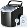 ecozy Portable Countertop Ice Maker Machine, 9 Ice Cubes in 6 Minutes, with Ice Bags, Scoop, and Basket for Kitchen 1