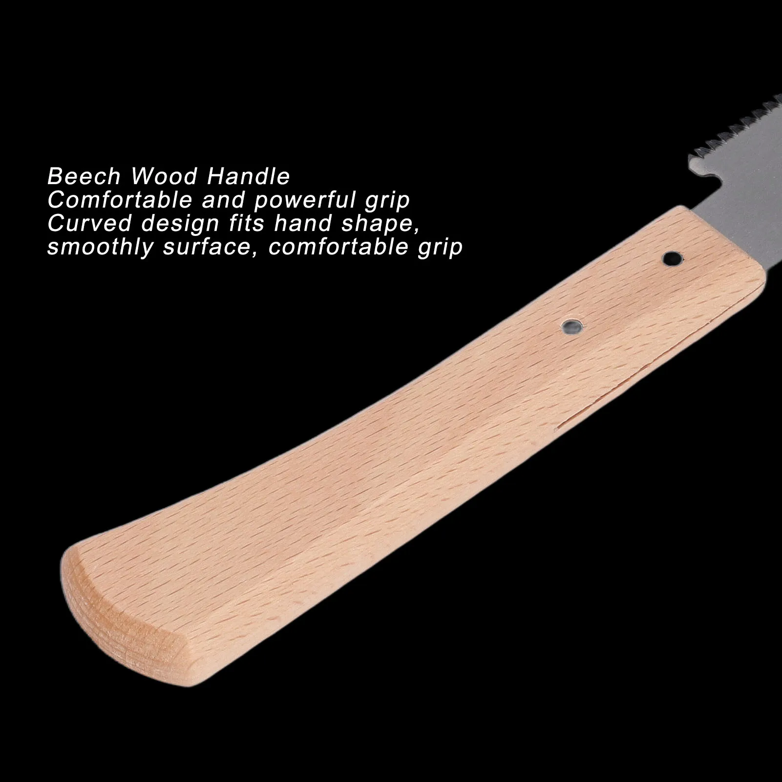 Hand Saw Wood Cutting Hand Saw Small Hand Saw SK5 Blade Beech Wood Handle Fine Tooth Pull Saw for Woodworking Tenoning Mortising 2