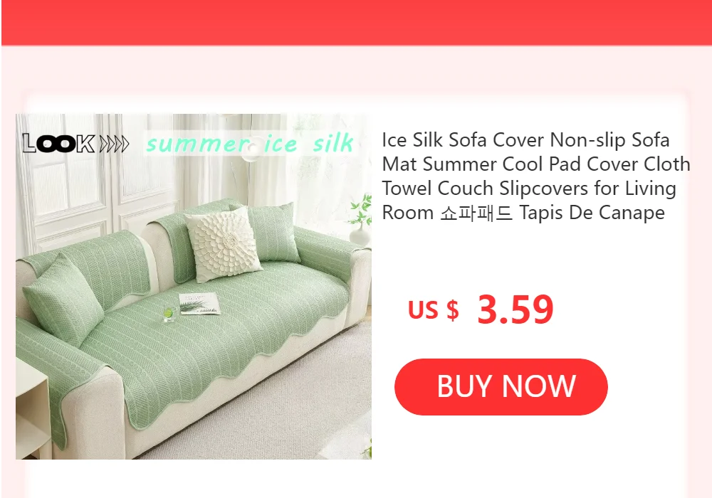 Chenille Sofa Cover for Living Room Luxury Sofa Pad Anti-slip Corener Couch Towel Mat Furniture Protector Divani Per Soggiorno