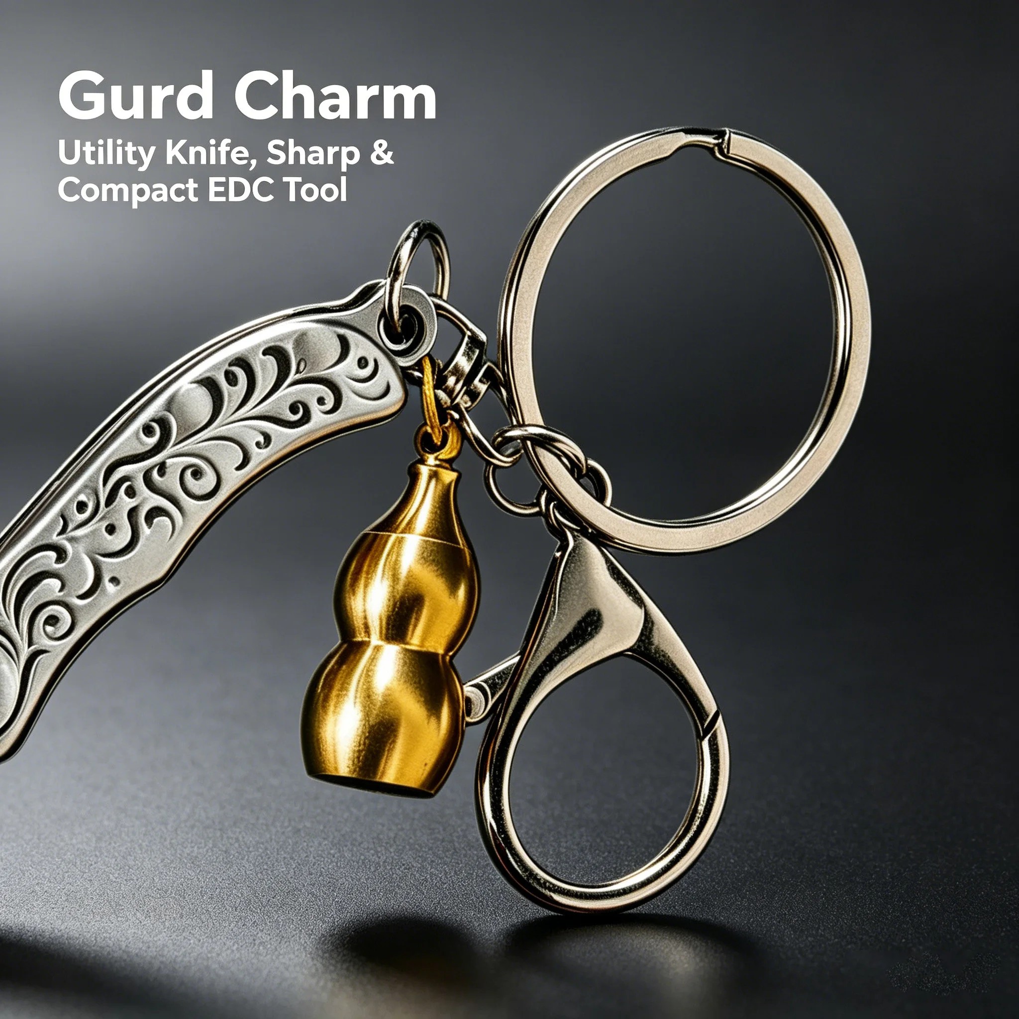 1PC, 야외용 샤프 미니 접이식 칼 다기능 다목적 EDC 유틸리티 나이프 키체인 언박싱 공예 블레이드 도구 ?