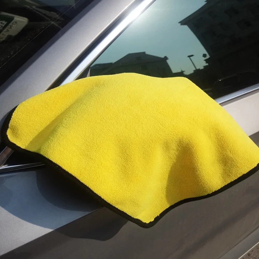 3/5/10PCS 800GSM 30/38/40CM Car Wash Microfiber Towel Soft Car Cleaning Drying Cloth Paint Care Cloth Detailing Car Wash Towel 3