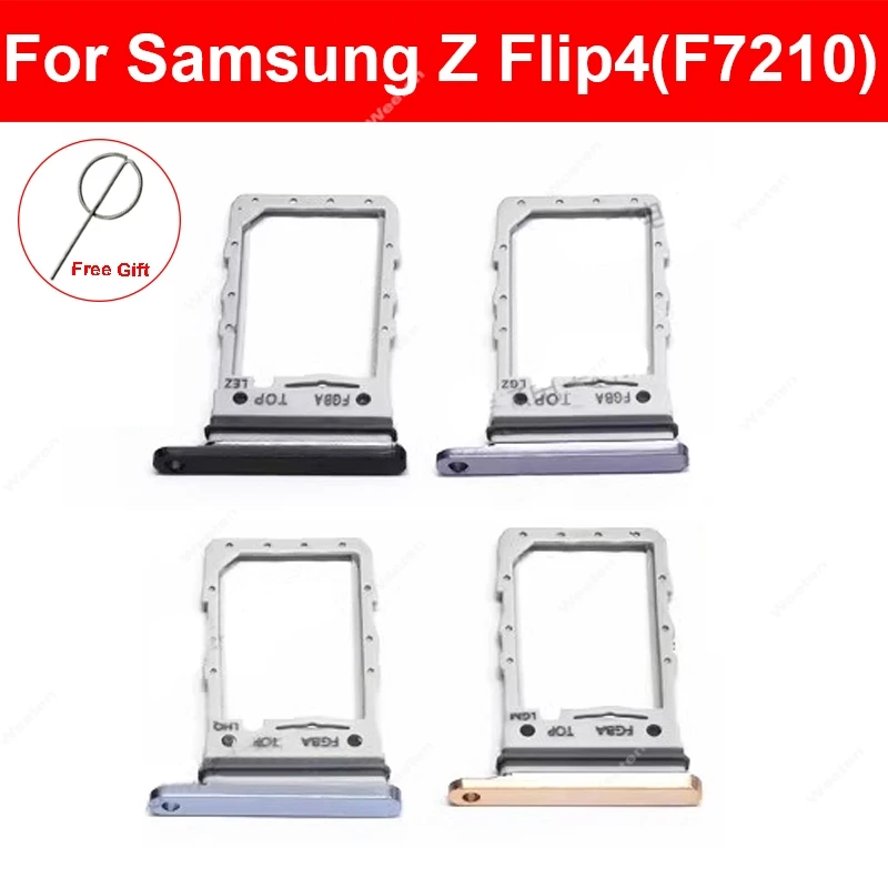 

For Samsung Galaxy Z Flip 4 Flip4 F7210 Sim Card Tray SIM Card Reader SIM Card Holder Slot