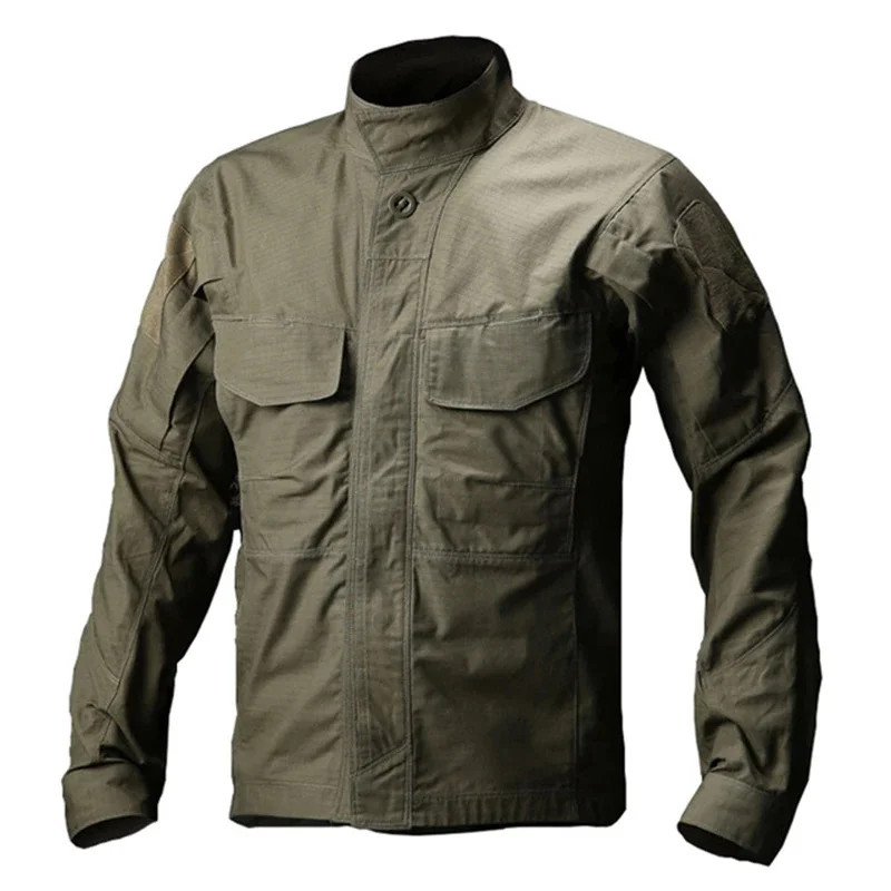 

Newest Tactical Long Sleeve Shirt Military Soldiers Uniform High Quality Multi-Pockets Cargo Shirts Camouflage Clothes