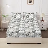Kuup 1pcs High Quality Fitted Sheet 90/160/150x200cm Mattress Cover With Elastic Band Bed Sheet Queen King Size（No Pillowcases） 1