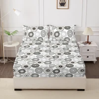 Kuup 1pcs High Quality Fitted Sheet 90/160/150x200cm Mattress Cover With Elastic Band Bed Sheet Queen King Size（No Pillowcases） 1