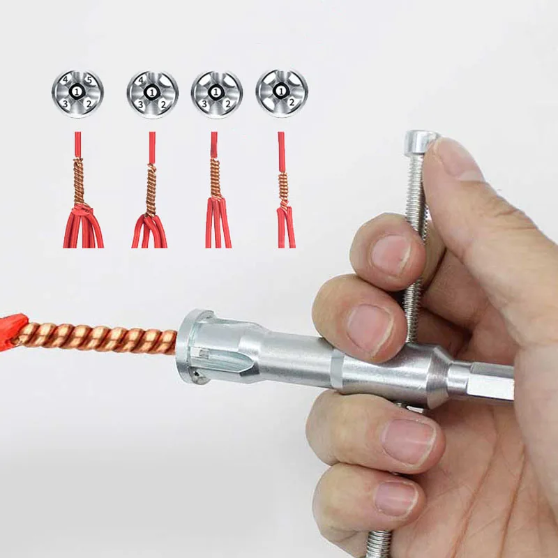 Connettore Elettrico Twist Wire Tool Connector Wire Paralleler Automatico Manuale Spelafili Cavo Peeling Twisting Connector