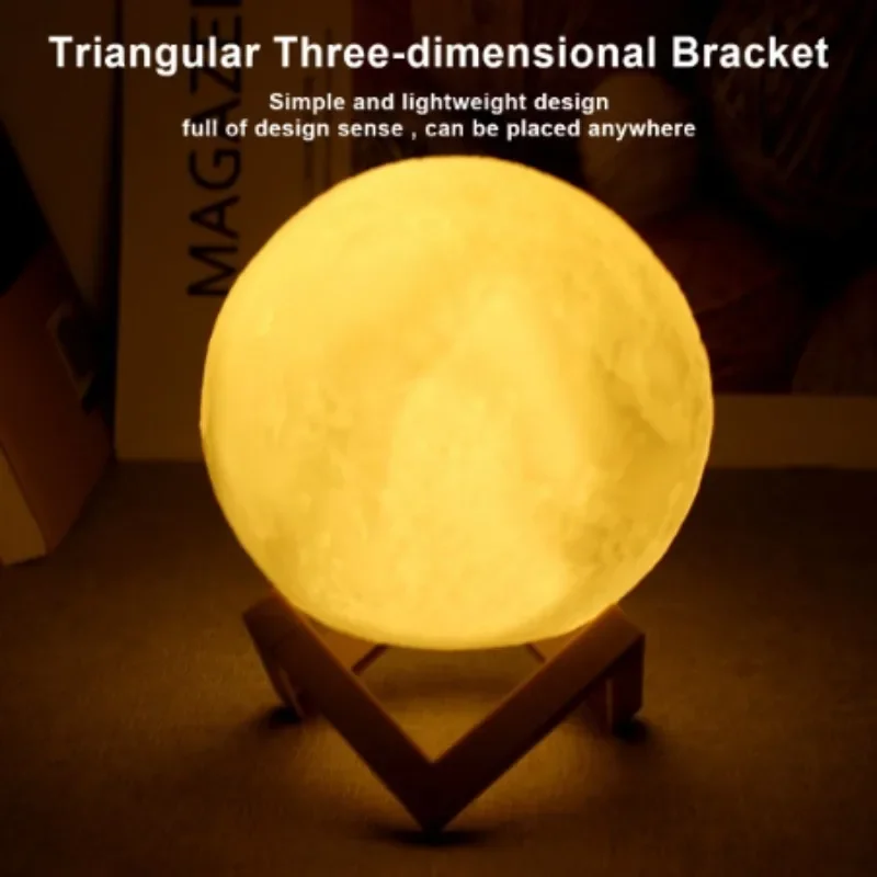 1 LED Moon Light Galaxy Light DIY Moon Night Light Bedroom Decoration