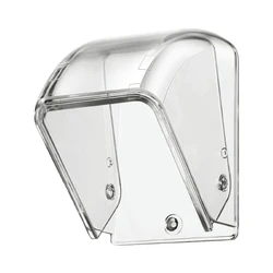 Outdoor Waterproof Transparent Wireless Doorbell Button Protector (White)