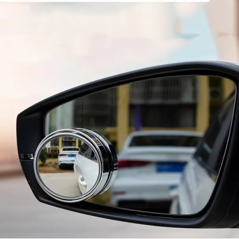 Blind Spot Mirror 2pcs Car Rearview Mirror Multifunctional 2-in-1 for Rainy Days