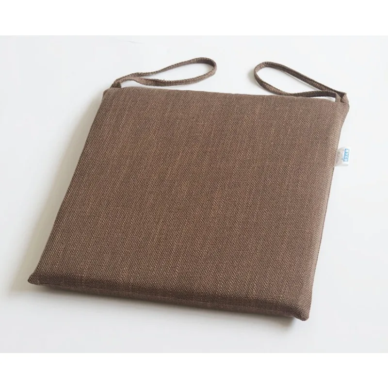 린넨 쿠션 일본 다다미 매트, 편안한 통기성 사무실 의자 쿠션, 침실 베이 창 거실 바닥 쿠션