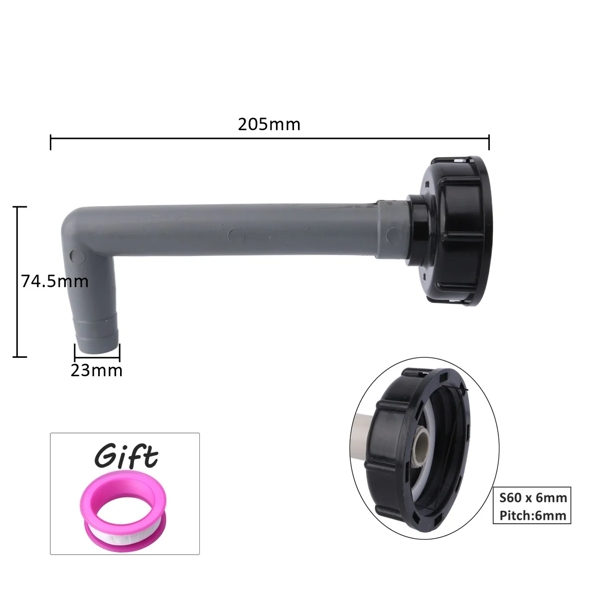 3l4 Inch-23mm(Short)