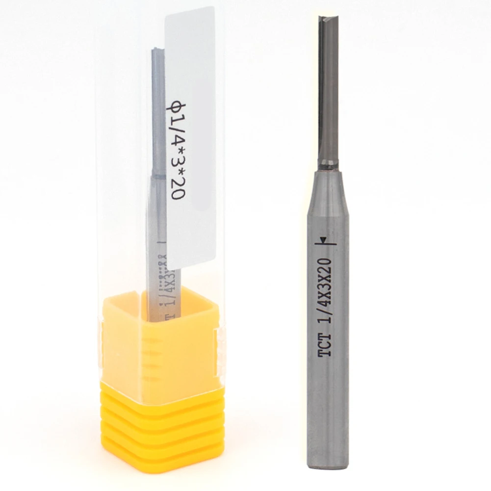 1PC Fräser 3mm TCT Hartmetall Gerade Klinge Für Trimmer Für Lack-freies Boards MDF Spanplatte Schneiden holzbearbeitung Werkzeug
