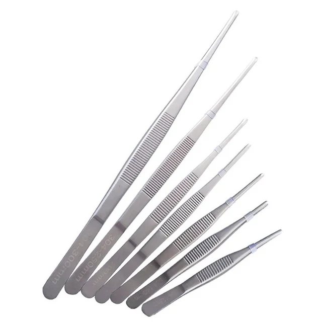 1 Db Konyhai Eszközök Barbecue Fogók Étel Élelmiszer -Klip Rozsdamentes Acél Churrasco Csipeszek Clip Svédasztalos Étterem Szerszámok