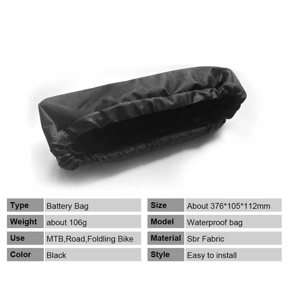 Waterproof Ebike Battery Cover Dust-Proof Anti-Mud For Hailong No. 1 Electric Car Lithium Batteries Protection Cover