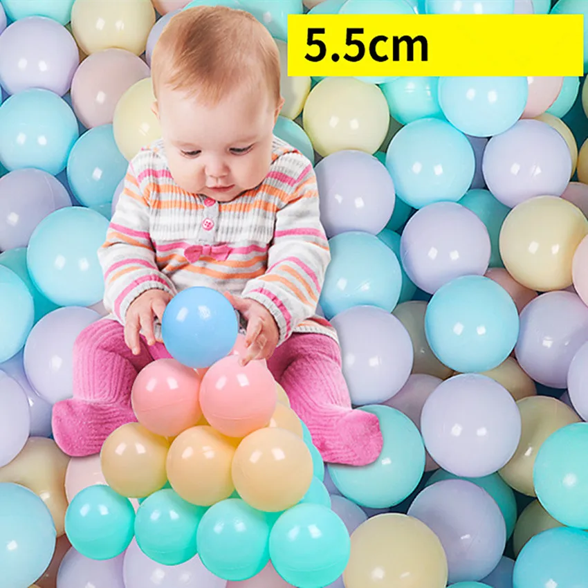 50pcs/lot Eco Friendly Colorful Ball Funny Baby Kid Swim Pit Toy Soft
