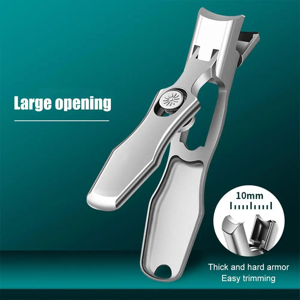 

Professional Nail Cutter Stainless Steel Nail Clippers Toenail Fingernail Manicure Trimmer Toenail Clippers For Thick Nails X4h5