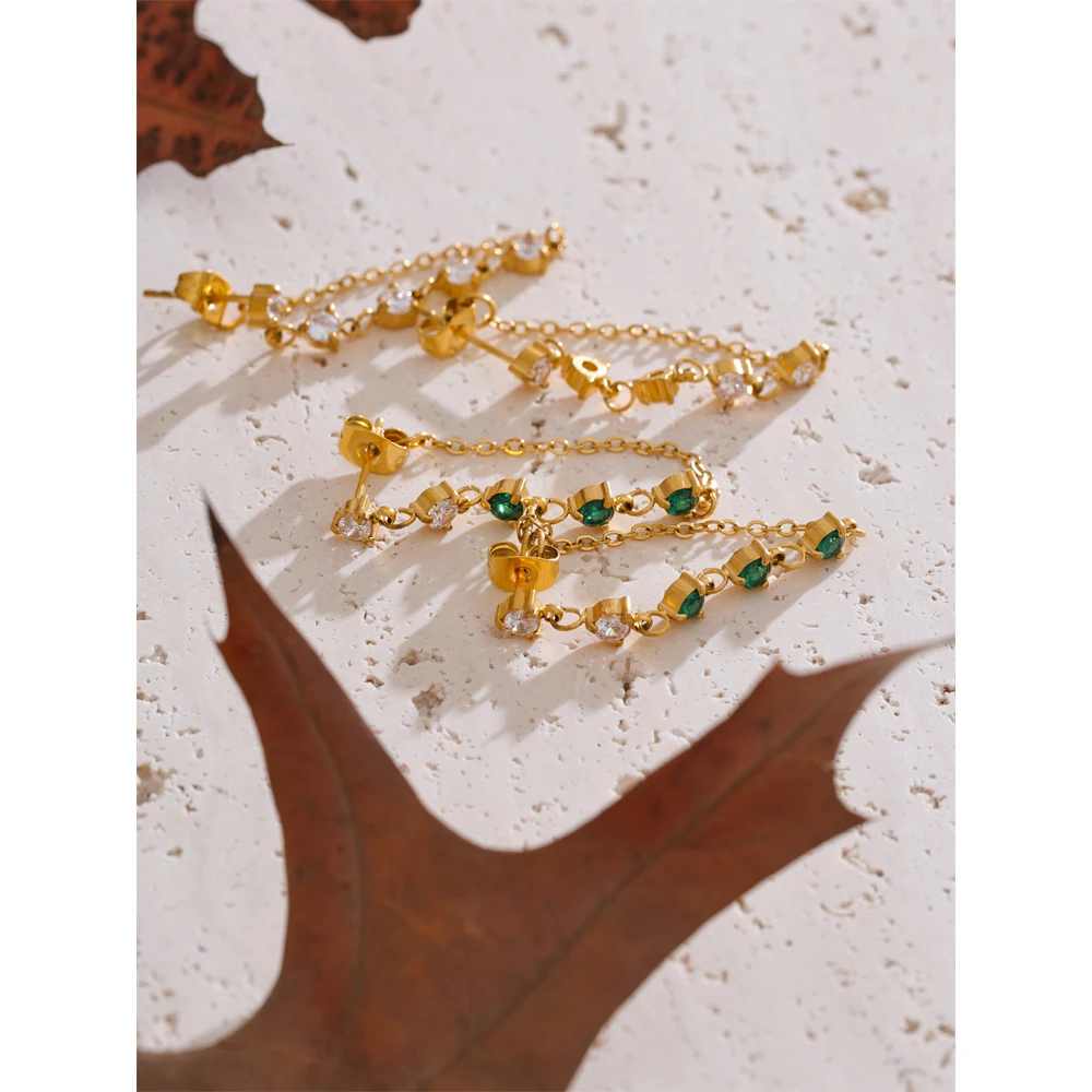 Yhpup Earrings Cubic Zirconia
