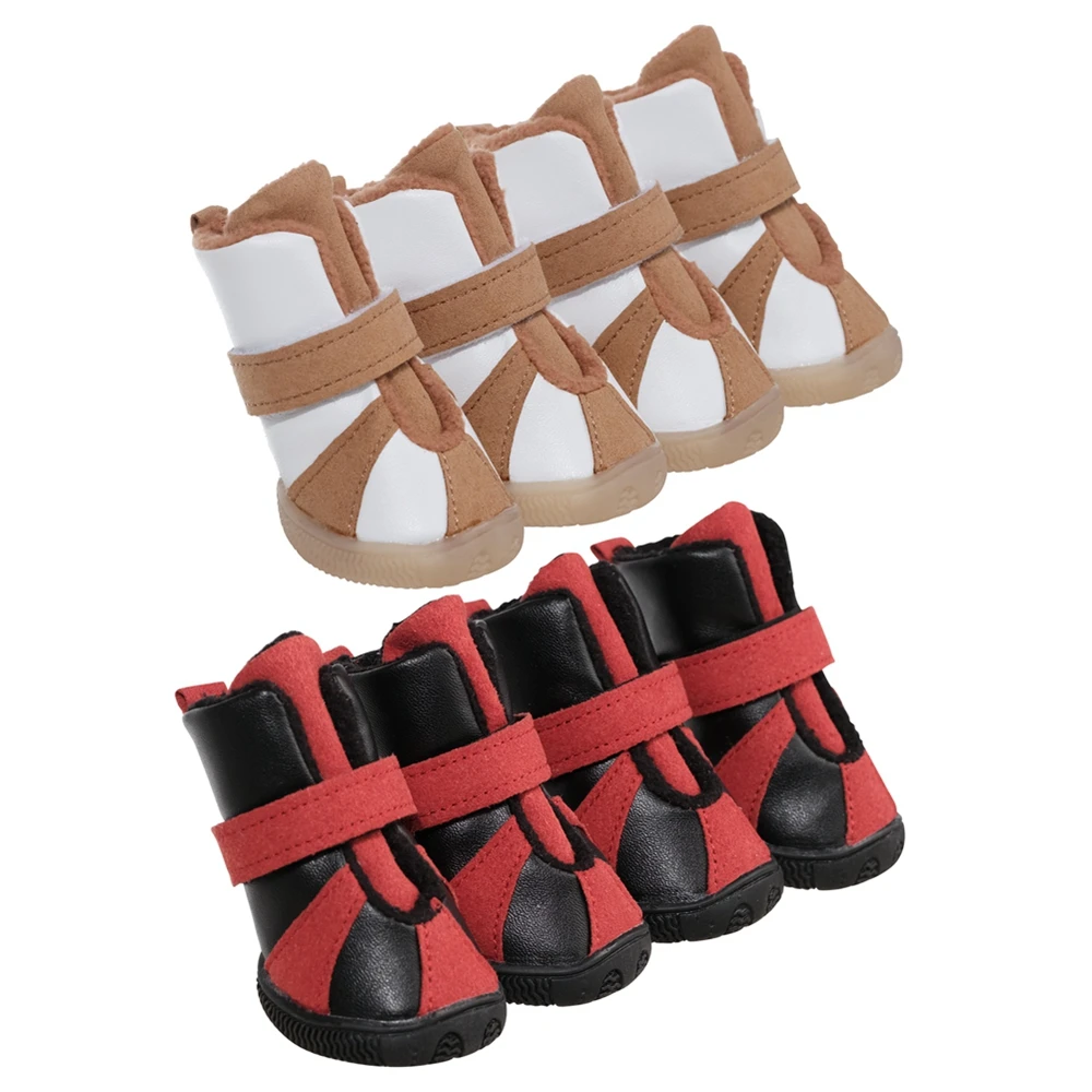 Large Dogs Waterproof Pet Boots Dog Booties Large Waterproof 4pcs