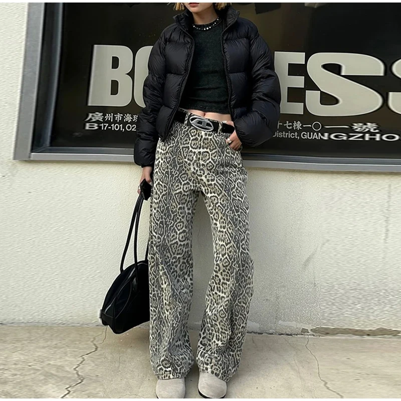 urban edge LEOPARD WIDE PANTS ヒョウ柄ズボン コーデ メンズ