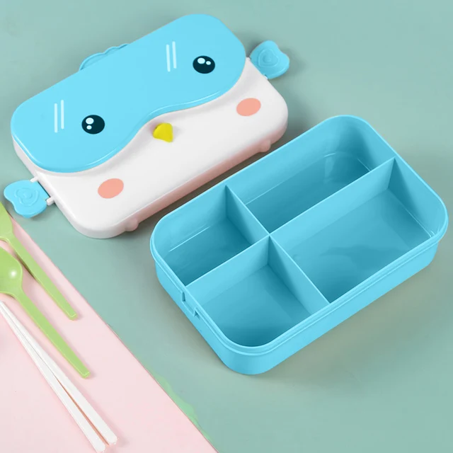 780ml Kawaii Cartoon Lunch Box For Kids School Children Colorful Anime  Bento Box Kids Lunchbox Food
