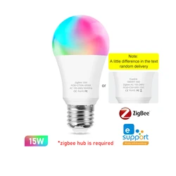 Smart RGB & Cool/Warm White LED Light Bulbs - Wireless Voice - Controlled Home Illumination (Zigbee 15W)