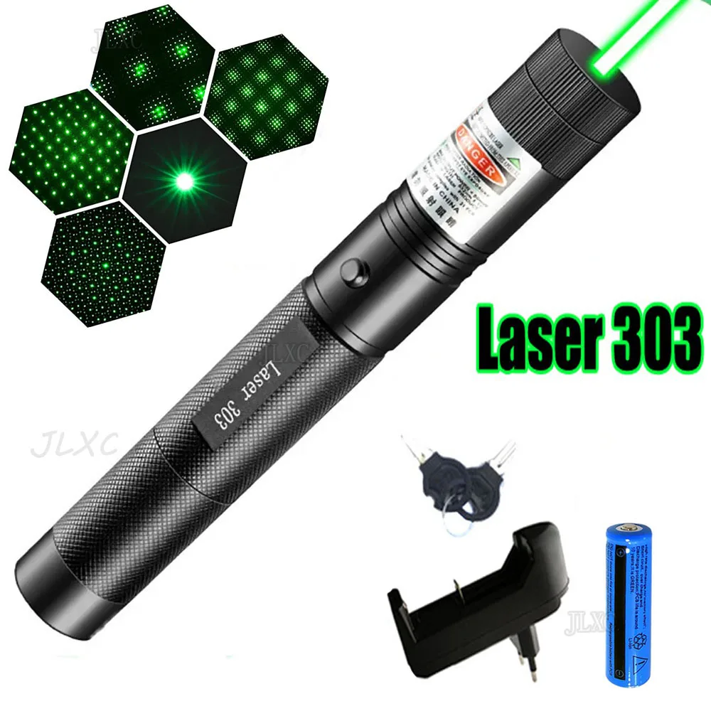 Bardzo-silny-zielony-Laser-taktyka-wska-nika-latarki-spalaj-ca-pot-ny ...