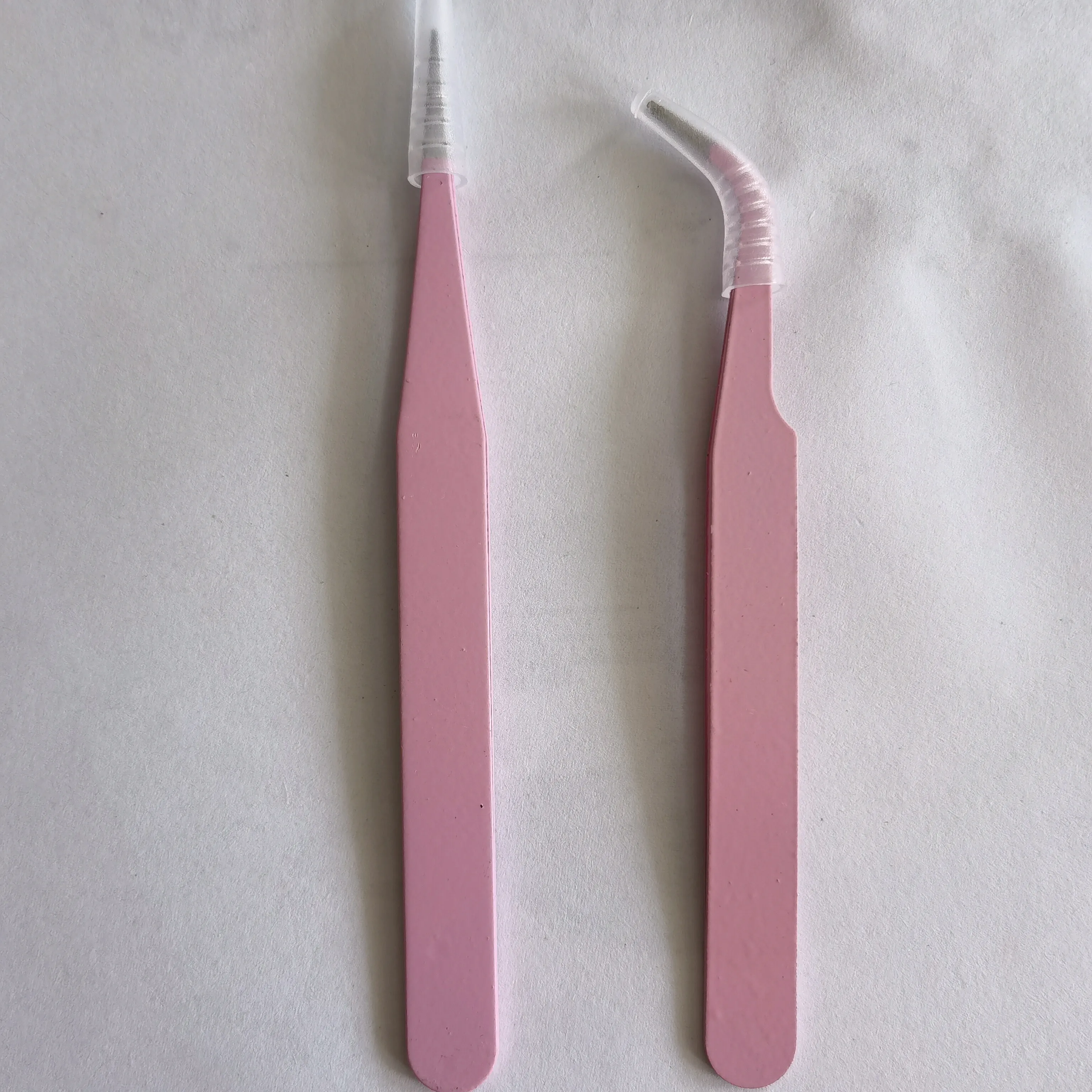 2pcs Stainless Steel Tweezers Diy Handbook Tape Sticker Tool Journal Gadgets