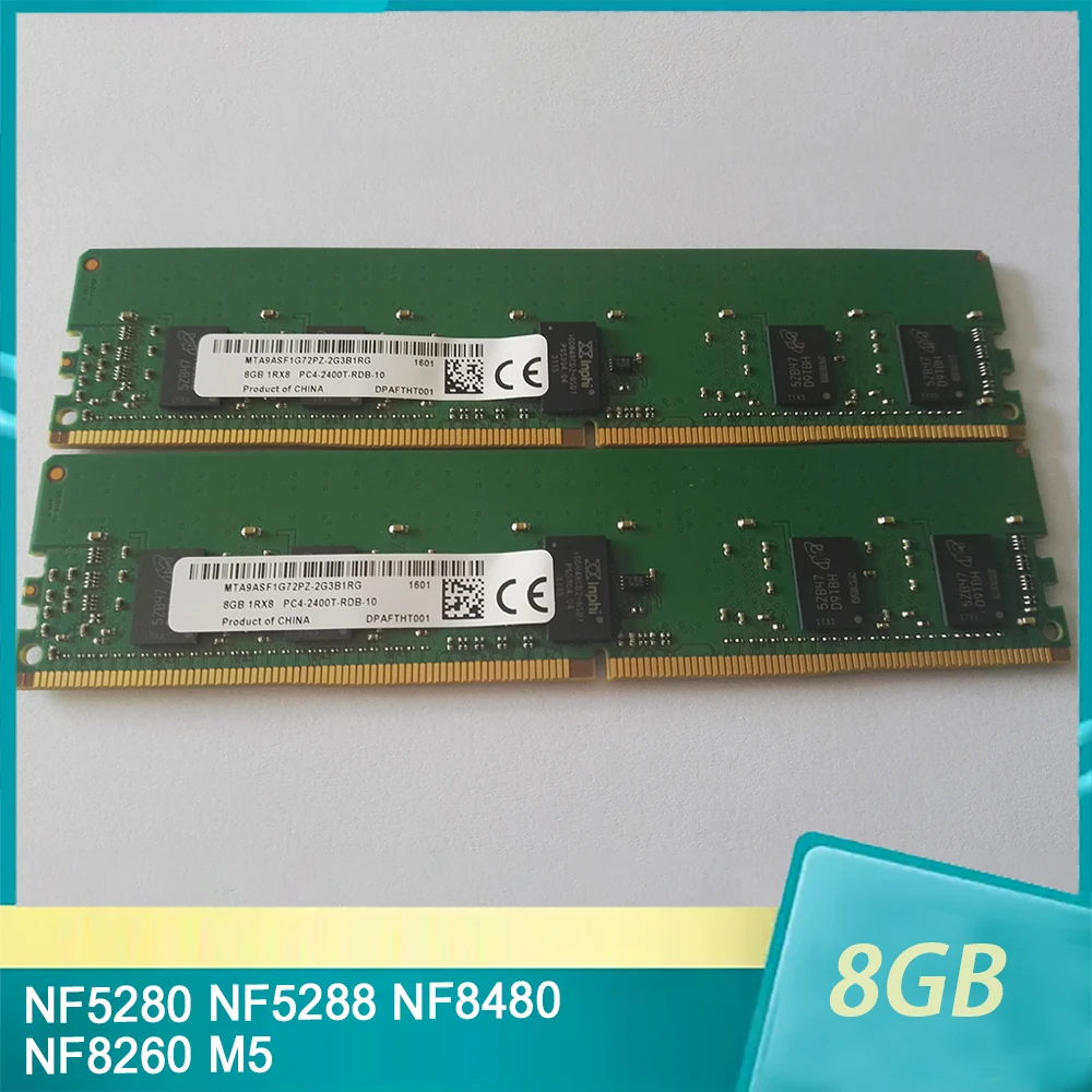

1 Pcs NF5280 NF5288 NF8480 NF8260 M5 RAM For Inspur 8GB 8G DDR4 2400T Server Memory