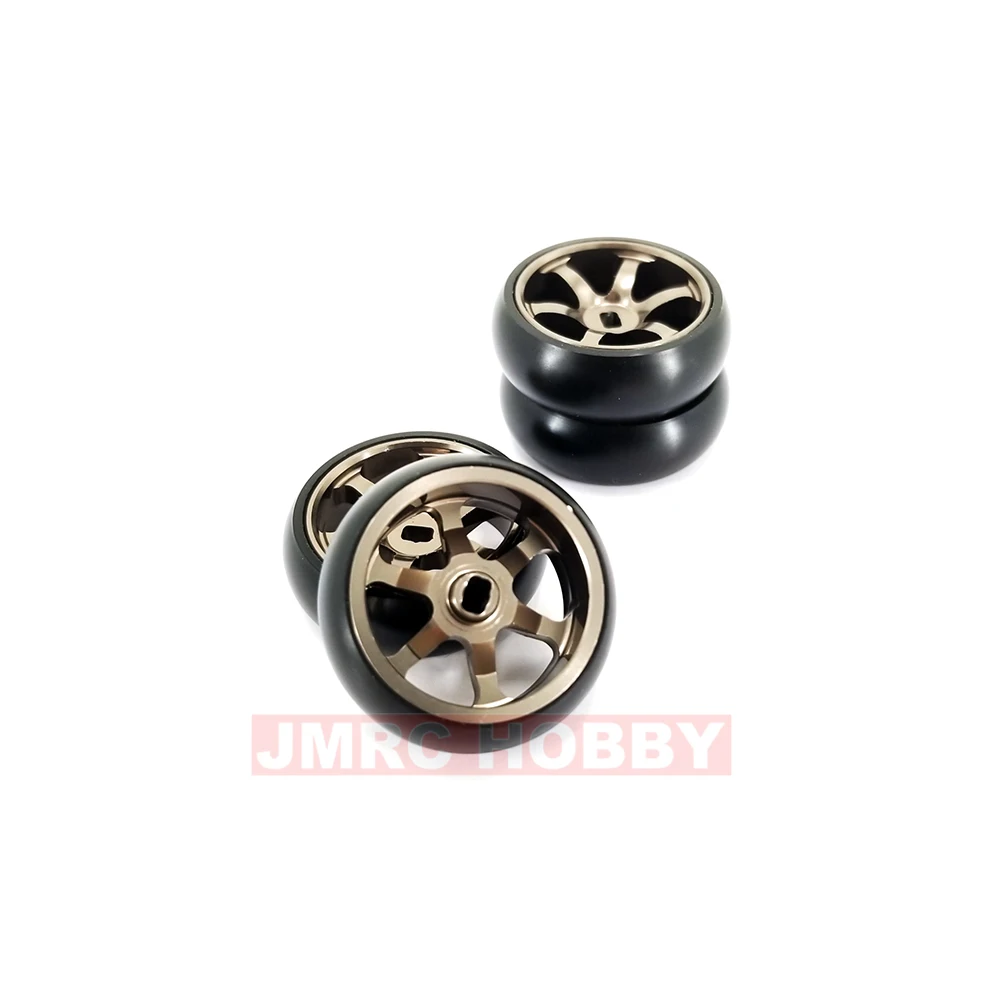 Upgrade 4PCS 1/28 Metal Slick Wheel For Wltoys 284131/K969