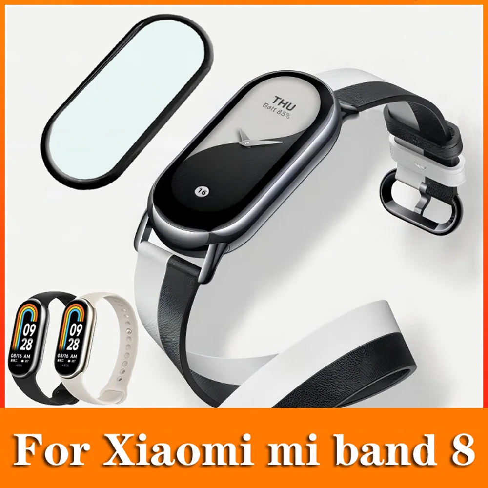 

Protective Film For Xiaomi Mi band 8 7 Soft Screen Protector MiBand 8 7 Full Screensaver film (Not Glass)
